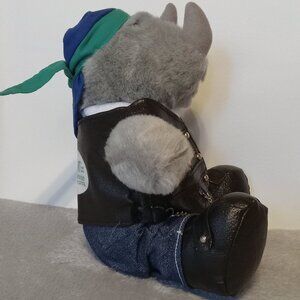 Rhinocort Stuffed Plush Rhino Biker Bud